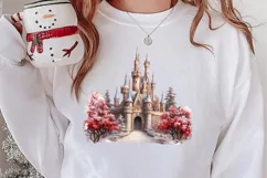 Christmas Castle Clipart Sublimation, Christmas PNG Product Image 2