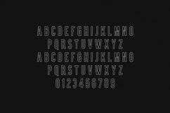 Brawn Outline Font Hand Drawn Outline Display Typeface Product Image 2
