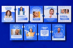 Dental Care Instagram Carousel &amp; Canva Template Product Image 2