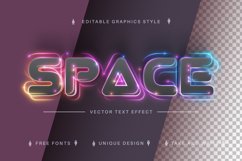 Space - Editable Text Effect, Font Style Product Image 1
