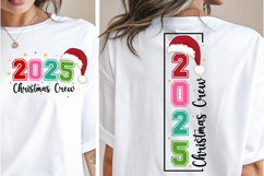 2025 Christmas crew PNG, Merry Christmas PNG, Merry &amp; Bright Product Image 2