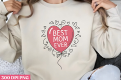Floral Mama Mom Sublimation PNG Product Image 1
