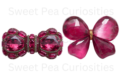 Bows, Pink, Glass, Ephemera, PNG, Junk Journal, clipart Product Image 2