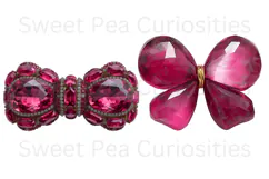 Bows, Pink, Glass, Ephemera, PNG, Junk Journal, clipart Product Image 2