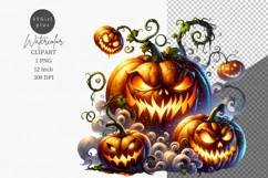Halloween clipart, Pumpkin clipart, Autumn clipart Product Image 1