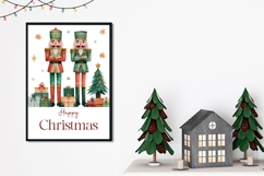 Cartoon Christmas Nutcrackers Greeting Card, Christmas Card Product Image 2
