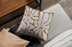 Retro Daisy Floral Cutout Embroidery Design Product Image 2