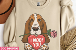 I Woof You PNG, Valentine Dog Sublimation PNG Product Image 2
