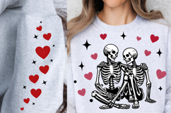 Valentines Day Skeleton PNG, Funny Valentine Day PNG, love Product Image 9