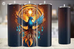 Phoenix Tumbler Sublimation, 20 oz Tumbler Wrap Product Image 3