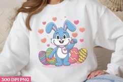 Bunny PNG, Retro Nurse Easter Sublimation P Product Image 2