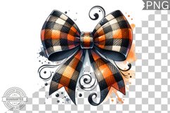Fall Autumn Coquette Bow - High-Quality Sublimation Design Product Image 1