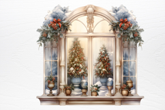 Christmas Dog Sublimation Clipart PNG Product Image 2