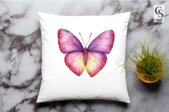 Heart Shaped Butterfly Clipart Sublimation PNG Product Image 2
