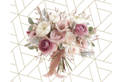 Whimsy Winter Florals Clipart PNG, Christmas Png Clipart Product Image 2
