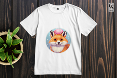 Cute Fox Clipart Sublimation PNG Product Image 2