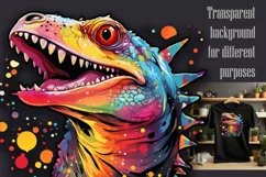 Watercolor Fantasy Dragon design PNG/JPEG Product Image 2