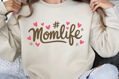 Momlife PNG, Mothers Day Sublimation PNG Product Image 1