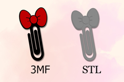 Paper Clips, Bow STL/3MF files for 3D Printing Product Image 2