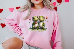 Couple Animal Valentines Day Clipart, Watercolor Couple Product Image 2