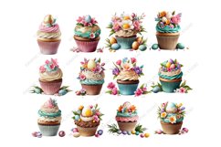 Easter Cupcake Clipart Product Image 2