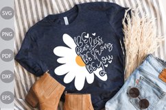 Be Fearless- Be Strong- Be You With Daisy SVG Design Product Image 1