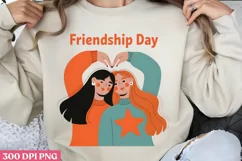 Friendship Day PNG, Friendship Sublimation PNG Product Image 1