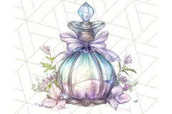 Gothic Fairy & Potion Clipart, Dark Fantasy PNG Printable Product Image 2