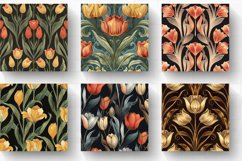 Avas Deco Tulip Digital Paper Backgrounds Product Image 2