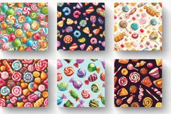 Candies Digital Paper Backgrounds Product Image 2