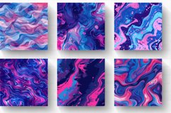 Magenta and Blue Abstract Art Digital Paper Backgrounds Product Image 2