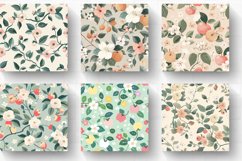 Pastel Cottage core Floral Apple Garden Digital Paper Backgr Product Image 2