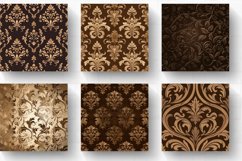 Elegant Brown Digital Paper Backgrounds Product Image 2