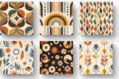 Retro Boho Minimalist Vintage Digital Paper Backgrounds Product Image 2