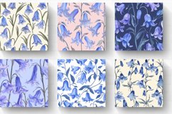 Delicate Bluebell Digital Paper Backgrounds Product Image 2