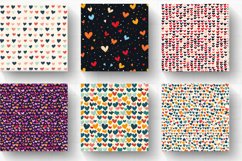 Tiny Hearts Digital Paper Backgrounds Product Image 2