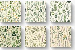 Cottage core Botanical Herbs Digital Paper Backgrounds Product Image 2