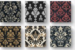 Dramatic Damask Digital Paper Backgrounds Product Image 2