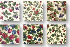Vintage Sweet Berries Retro Digital Paper Backgrounds Product Image 2