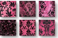 Floral Grunge Vintage Pink Goth pattern Digital Backgrounds Product Image 2