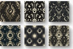 Eclipse Damask Digital Paper Backgrounds Product Image 2