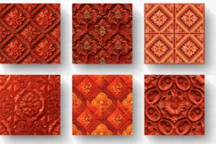 Thai Terracotta Red Digital Paper Backgrounds Product Image 2