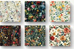 Cottage core Floral Garden Fabric Digital Paper Backgrounds Product Image 2