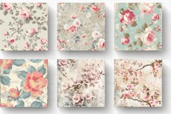 Dusty Floral Digital Paper Backgrounds Product Image 2