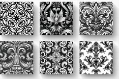 Monochrome Majesty Digital Paper Backgrounds Product Image 2