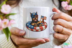 Patriotic Dog Collection PNG Product Image 4