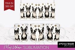 Cute Dogs Mug Wrap - Puppy Mug PNG Sublimation Product Image 1