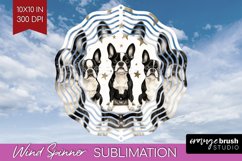 Cute Dogs Wind Spinner Sublimation PNG - Puppy Round Product Image 1