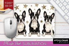 Cute Dogs Mouse Pad Sublimation - Puppy Mousepad PNG Product Image 1