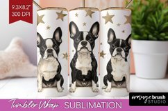 Cute Dogs Tumbler Wrap - Puppy Tumbler PNG Sublimation Product Image 1